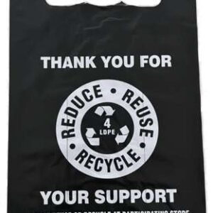 RECYCLE BAG LARGE Thank you bags 2.25mil 200ct per case