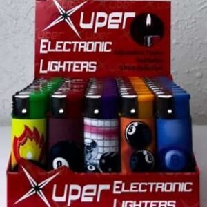 Click Xuper Lighters 8 Ball Wrap 50pc Display