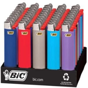 BIC Lighters Large 50pc Display + 3 free
