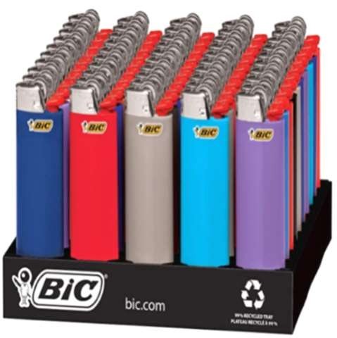 BIC Lighters Large 50pc Display + 3 free